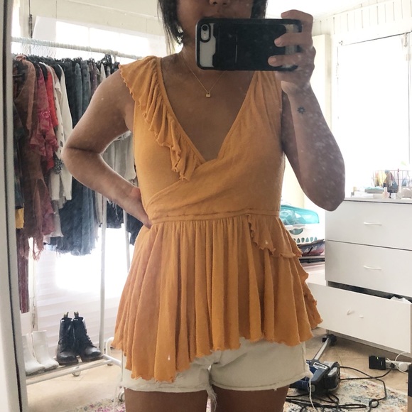 Free People Ruffle Tank Top - Picture 3 of 3